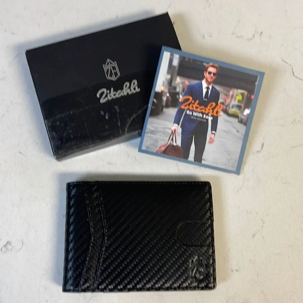 Zitahi Nova Men Wallet Slim Wallet for Men 12 Card Holder Money Clip RFID Bifold